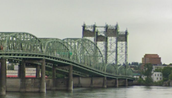 Picture of the Interstate 5 bridge looking north into Vancouver WA to help illustrate best way to move out of state.
